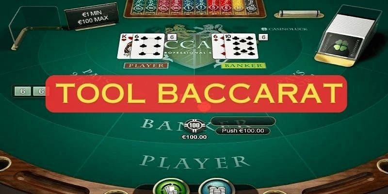 Người chơi dễ dàng thao tác sử dụng tool Baccarat